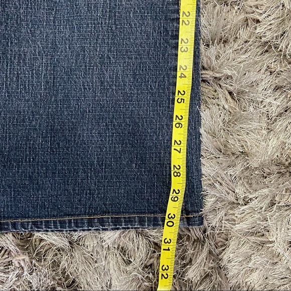 FWR Stretch Denim blue wash jeans, pocket yellow stitch detailing. Size 10. Used - Picture 14 of 14